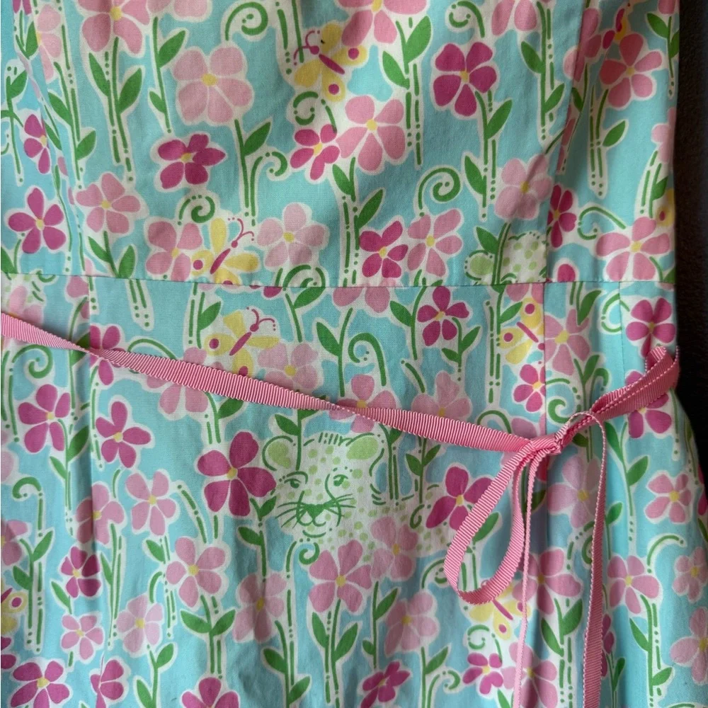 Lilly Pulitzer leopard‎ scalloped dress - Picture 3 of 5
